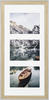 Hama Sierra Kunststoff-Bilderrahmen, Rahmen 25 x 55 cm, Rand 25 x 19 mm, für 3 Fotos