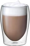 Scanpart 2790000076 Thermo-Glas Cappuchino 300ml 2 Stueck Transparent