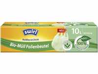Swirl Bio-Müll-Folienbeutel mit Tragegriff 10 L 10 Stück Mülleimer &...