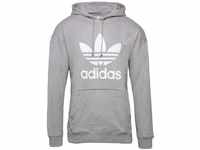 adidas Damen TRF Hoodie Sweatshirt, medium Grey Heather/White, 40
