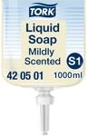 Tork Mild Duftende Hand Fl&uuml;ssigseife S1, frischer Duft, 1 x 1000 ml, 420501