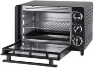 UNOLD 68875 Ofen Allround - Schwarz, 1.200 W, 18 L, 4 Edelstahl-Heizelemente, mit