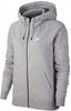 Nike Damen W NSW ESSNTL HOODIE FZ FLC Sweatshirt, dk grey heather/(white), M