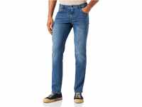 bugatti Herren 3038D-86676 Straight Jeans, Blau, 3130