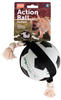 Flamingo Actionball Ball Fußball für Hunde 12,5 cm