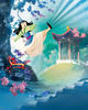 Komar Disney Vlies Fototapete MULAN | 200 x 250 cm -Tapete, Wand Dekoration, Mushu,