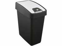 keeeper Premium Abfallbehälter mit Flip-Deckel, Soft Touch, 25 l, Magne,