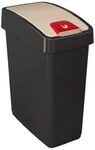 keeeper magne Abfallbeh&auml;lter, Flip-Deckel, 25 l, Graphit-Grau