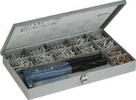 Gesipa Nietbox (mit 12 Standard-Blindnietabmessungen, Blindniete bis 5 mm &Oslash; in
