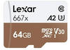 Lexar LMS0667064G-BNANU Professional 667X 64GB microSDXC UHS-I Karte