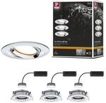 Paulmann 93684 Nova Plus LED Einbauleuchte 3er Set rund schwenkbar 3x6W IP65 dimmbar