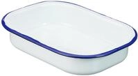 Kr&uuml;ger Emaille Auflaufform Husum 21 cm | Backform 1,0 L f&uuml;r 1&ndash;2 Personen