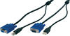 ASSMANN KVM Kabel für KVM Switches, VGA, USB HDDB15/M, 1 x USB-A/M zu...