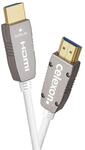 celexon HDMI Optical 2.0b Glasfaser-HDMI-Kabel | 30 m, Wei&szlig; | 4K 60 Hz |...