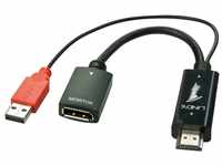 LINDY 38147 HDMI auf DisplayPort Konverter mit USB-Stromversorgung