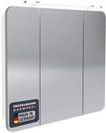 FACKELMANN LED Spiegelschrank Milano/Badschrank mit 3D Effekt/Soft-Close/Ma&szlig;e...