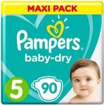 Pampers (Alte Version), Windeln, Gr. 5, 11kg-16kg, Dreier-Pack (1 x 90 Windeln)