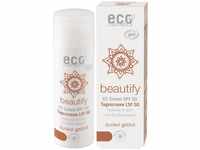 eco cosmetics Bio CC Cream, Tagescreme getönt mit OPC, Q10 und Hyaluronsäure,