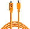 Tether Tools USB-C auf 2.0 Micro- B 5-Pin 4,60 m orange, 15 feet