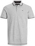 Jack & Jones Herren Slim Fit Polo Shirt JJEPAULOS Uni Sommer Hemd Kragen Kurz Arm