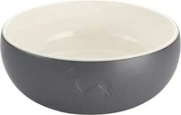 Hunter Keramik Napf Lund grau 900ml, Grundpreis: &euro; 19,74 / kg