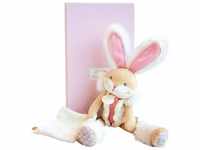 Doudou et Compagnie DC3486 KANINCHEN VON ZUCKER pink - Pantin mit Decke, rosa