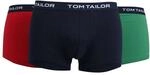 Tom Tailor Underwear Herren Retroshorts Hip Pants, 3er Pack, Einfarbig, Gr. XX-Large