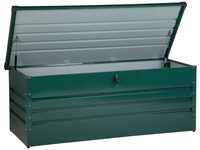 Große Metall-Gartentruhe 600 l dunkelgrün Kissenbox Auflagenbox für die...