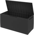 Deuba&reg; Gartenbox 310L UV-best&auml;ndig Haltegriffe Rollen Verschlussvorrichtung Balkon