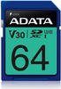ADATA ASDX64GUI3V30S-R Speicherkarte 64 GB SDXC Klasse 10 UHS-I –...