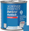 DurAcryl Buntlack Himmelblau 375 ml RAL 5015 Glänzend Schöner Wohnen