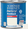 DurAcryl Buntlack Reinweiß 375 ml RAL 9010 Glänzend Schöner Wohnen