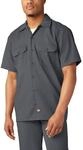 Dickies Herren Freizeithemd Work Shirt Short Sleeved, Charcoal Grey, XXX-Large
