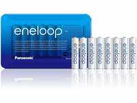 Panasonic eneloop, Ready-to-Use NI-MH Akku, AAA Micro, 8er Pack, Storage Case,...