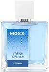 Mexx Fresh Splash For Him, Eau de Toilette, aromatischer Zitrusduft f&uuml;r Herren,
