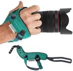 SpiderPro Hand Strap v2 Handschlaufe aus Leder - Blaugr&uuml;n