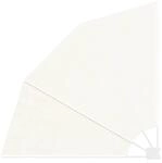 vidaXL Faltbarer Balkonf&auml;cher Creme 140&times;140 cm