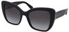 Dolce Gabbana 0DG4348 501/8G Sonnenbrille, Schwarz (Black), 54