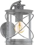EGLO Au&szlig;en-Wandlampe Hilburn 1, 1 flammige Au&szlig;enleuchte, Wandleuchte aus verzinktem
