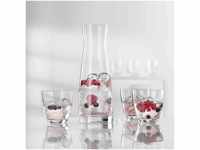 Bohemia Cristal Libera Wasser-/Saft-Set, 7-teilig, Glas, durchsichtig,