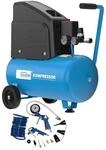 G&uuml;de Kompressor 220/8/24 (&ouml;lfrei, 1500 Watt Motorleistung, 8 bar Arbeitsdruck, 24