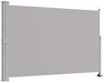vidaXL Einziehbare Seitenmarkise 160x300 cm Grau