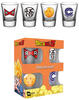 GB eye Dragon Ball Z Symbol Gläserset Shot Glasses 4tlg in Geschenkbox 5cl