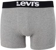 Levi's Herren Solid Basic Boxers Boxer-Shorts, Middle Grey Melange, XXL