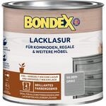 Bondex Lacklasur Silbergrau 0,375 L f&uuml;r 3,75m&sup2; | 2in1 - veredelt und...