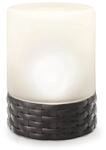 Esotec Solarleuchte Dekoleuchte Rattan Style, Tischleuchte, Leselicht, Akku,