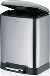 kela Kosmetikeimer Davino Edelstahl silber matt Sil. Close; 6 l, 22.5x20.5x32.5 cm