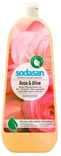 Sodasan Fl&uuml;ssigseife 'Rose & Olive', Nachf&uuml;llung; 1000 ml, 1000 ml; gelb