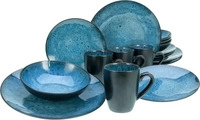CreaTable Capri - Kombiservice 16-tlg; blau