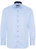 Eterna Herren Langarmhemd Modern Fit Cover Twill hellblau Uni Hemd, 40